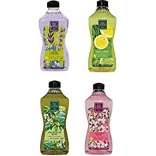 TeknoKapsül Doğal Zeytinyağlı Sıvı Sabun Ayvalık Zeytin Çiçeği, Lavanta, Kirazo Çeşme Limonu 1500 ml