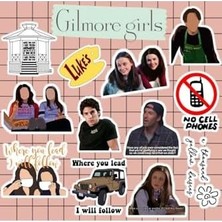 TeknoKapsül Gilmore Girls Seti | Laptop Notebook Telefon Etiket