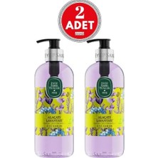 TeknoKapsül Alaçatı Lavantası Doğal Zeytinyağlı Sıvı Sabun 500 ml x 2 Adet