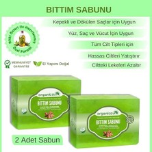 TeknoKapsül Doğal Bıttım Sabunu 140 gr x 2 Adet Saç Dökülmesine Karşı Tüm Saç Cilt Tipleri Için
