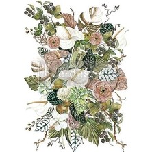 TeknoKapsül With Dekor Transferleri, Anthurium, 61X89 cm
