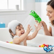 TeknoKapsül Sevimli Hayvan Figürlü Bebek Duş Başlığı – Annelerin Yardımcısı Eğitici Banyo Oyuncağı, Kolay Kurul