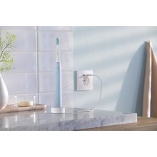 TeknoKapsül Sonicare 2100 Sonic Şarjlı Fırçası, 3 Kat Daha Fazla Plak Temizliği, 14 Gün Şarj Ömrü, Smarttim