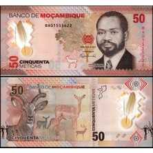 Emir Koleksiyon Coin & Paper Collection Mozambik 2024 Yılı 50 Meticais Polimer Kağıt Para Çil ( Unc ) Koleksiyon Para