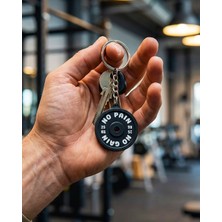 Flay 3D 10'lu No Pain No Gain Ağırlık Plakası Anahtarlık Seti | Fitness & Spor Temalı Hediyelik Anahtarlık