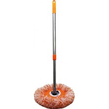 MiraLive Yuvarlak Ayarlı Dönerli Mop (4887)