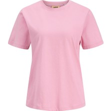 Jjxx Anna Reg Ss Every Kadın Pembe Yuvarlak Yaka Tişört