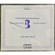 Plak İstasyonu CD Concours International Paris 1996 Violin Double CD