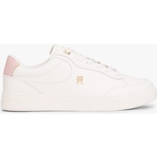 Tommy Hilfiger Tommy Hılfıger Kadın Marka Logolu Günlük Kullanıma Uygun Bbeyazz Sneaker FW0FW08322 Ybh