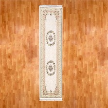 Mevlana Bazaar Çiçek Desenli 80 x 300 Yün Yolluk