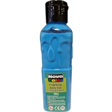 Belirtilmemiş Nova Color Parmak Boyası 180 Gram Açık Mavi Nc-640