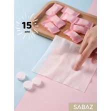 Empressco Sabaz 15 Adet Poşetli Tek Kullanımlık Sıkıştırılmış Islak Mendil Yüz Havlusu Seyahat Havlusu Nemli Peçete - Fiyatı, Yorumları