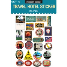 Empressco Probest Desıgn Seyahat Retro Otel Temalı Bavul Etiketleri, Retro Sticker - Fiyatı, Yorumları