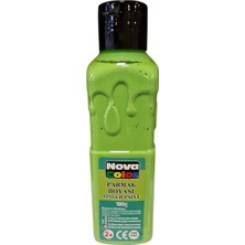 Belirtilmemiş Nova Color Parmak Boyası 180 Gram Açık Yeşil Nc-641