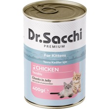Dr.sacchi Konserve Yavru Kedi Tavuk Etli 400GR