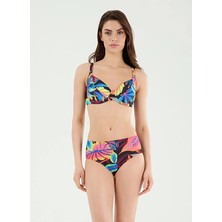 Louren Çok Renkli Kadın Desenli Bikini Takım B21076