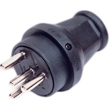 Nead NEAD-4005 ,3-FAZ+P/4X25-AMPER Siyah Düz Kauçuk Fiş