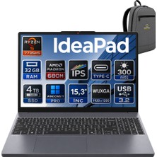 Lenovo Ideapad Slim 3 Amd Ryzen 5 7535HS 32GB 4tb SSD 15.3" WİN11PRO Taşınabilir Bilgisayar 83K7009ETROKA20