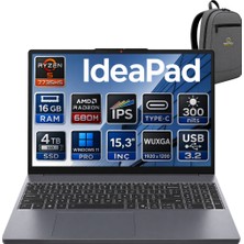 Lenovo Ideapad Slim 3 Amd Ryzen 5 7535HS 16GB 4tb SSD 15.3" WİN11PRO Taşınabilir Bilgisayar 83K7009ETROKA10