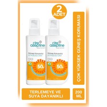 Cire Aseptine SPF50+ Güneş Koruyucu 200 ml 2 Adet