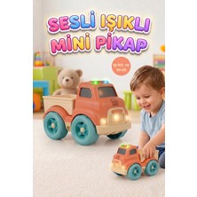 Let's Be Child İlk Kamyonum Sesli ve Işıklı -  Renkli Butonlu Güvenli Motor Becerisi Geliştirici Oyuncak Kamyon
