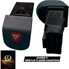 İTHAL Kango 2 Dörtlü Flaşör Anahtarı 8200090307