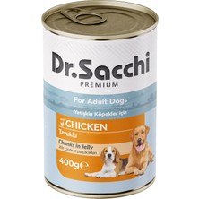 Dr.sacchi Konserve Köpek Tavuk Etli 400GR