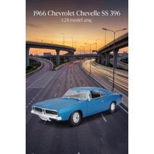 Farbu Oyuncak Maisto Lisanslı Metal 1:24 Chevrolet Chevelle Ss 396 Kapısı ve Kaputu Açılabilir Model Araba