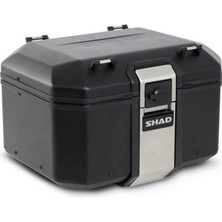 Shad Tr-48 Black Terra Alüminyum Arka Çanta - Motodede
