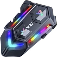 Erdo Ticaret Bluetooth 5.3 Motosiklet Kask Intercom Kulaklık 1000 Metre Bağlantı