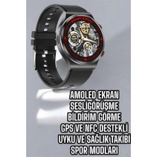 Erdo Ticaret Bluetooth Bağlantılı Akıllı Saat Tüm Telefonlara Uyumlu Değiştirilebilir Kordon