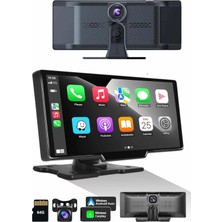 Erdo Ticaret Android ve Ios Uyumlu Ön Arka Çift Kameralı Araç Ekranı Dokunmatik Carplay