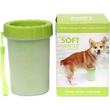 Erdo Ticaret Silikon Fırçalı Köpek Pati Temizleme Kabı Orta ve Büyük Irklar Için