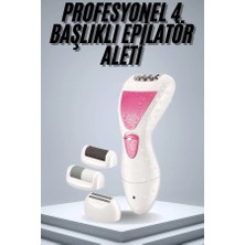 Erdo Ticaret Epilatör Cihazı Epilasyon Aleti Çoklu Başlık Seçeneği Ayak Törpüsü