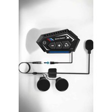 Erdo Ticaret Interkom Intercom Kask Kulaklık BT22 Bluetooth Motosiklet Kulaklık 5.0 Bluetooth