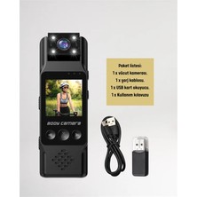 Erdo Ticaret Wifi Destekli Mini Kamera – 180° Dönebilen Lens, 1080P Video, Tft Ekranlı