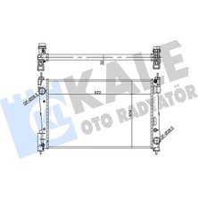 Kale Almparca Su Radyatörü Opel Corsa D 1.3cdti 06 Fiat Punto 1.3dmtj 05 mt Mekanik 622X414X32