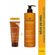 Nuxe Rêve De Miel 400 ml Hassas Yüz ve Vücut Yıkama Jeli + 100 ml Hediye Aydınlatıcı Etki ile Ultra Zengin Formül