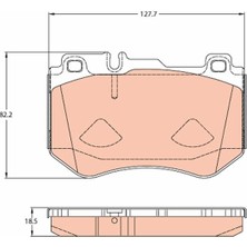TRW Almparca Ön Balata Mercedes C Serisi W205 C160-C180-C200-C220-C250 14