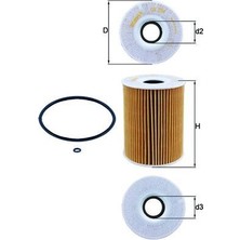 Mahle Almparca Yag Filtresi Mercedes OM629 X164 W211 W164 W221