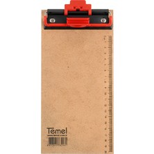 Temel 1/3 A4 Ahşap Sekreterlik Otomatik Mekanizmalı Kalem Tutma Aparatlı