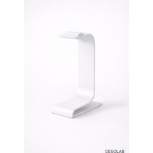 Gesolab Kulaklık Standı Masaüstü - Beyaz Ergonomik Tasarım ile Ofis ve Oyuncu Kullanımına Uygun