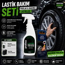 Nya Group Lastik Parlatıcı 500 ml + Uygulama Süngeri Profesyonel Bakım Seti
