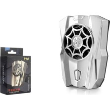 Hadron HDX4387 Klipsli Bataryalı Vantuzlu Telefon Soğutucu Fan Gri