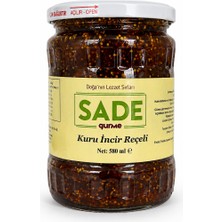 Sade Gurme Kuru Incir Reçeli 580 ml
