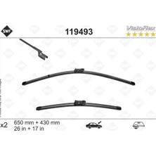 Valeo Almparca Swf Visioflex Flat Blade X2 650 430 mm Peugeot 508 Ii 09/18