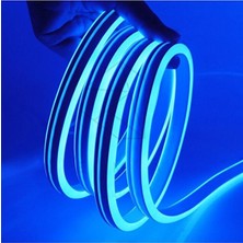 Kendal KCL016 (2835) 220V Neon LED Şerit  Mavi 24MT ( Fiş Dahildir.)