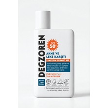Degzoren 50+ Spf Akne ve Leke Karşıtı Yüz ve Vücut Güneş Kremi 50 ml