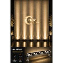 Enso Tasarım 12W 35 cm Gün Işığı LED Wallwasher Dış Cephe Duvar Cami Bahçe Aydınlatma