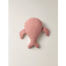 Minihol Pembe Balina Formlu Uyku Arkadaşı (30 x 36 Cm)